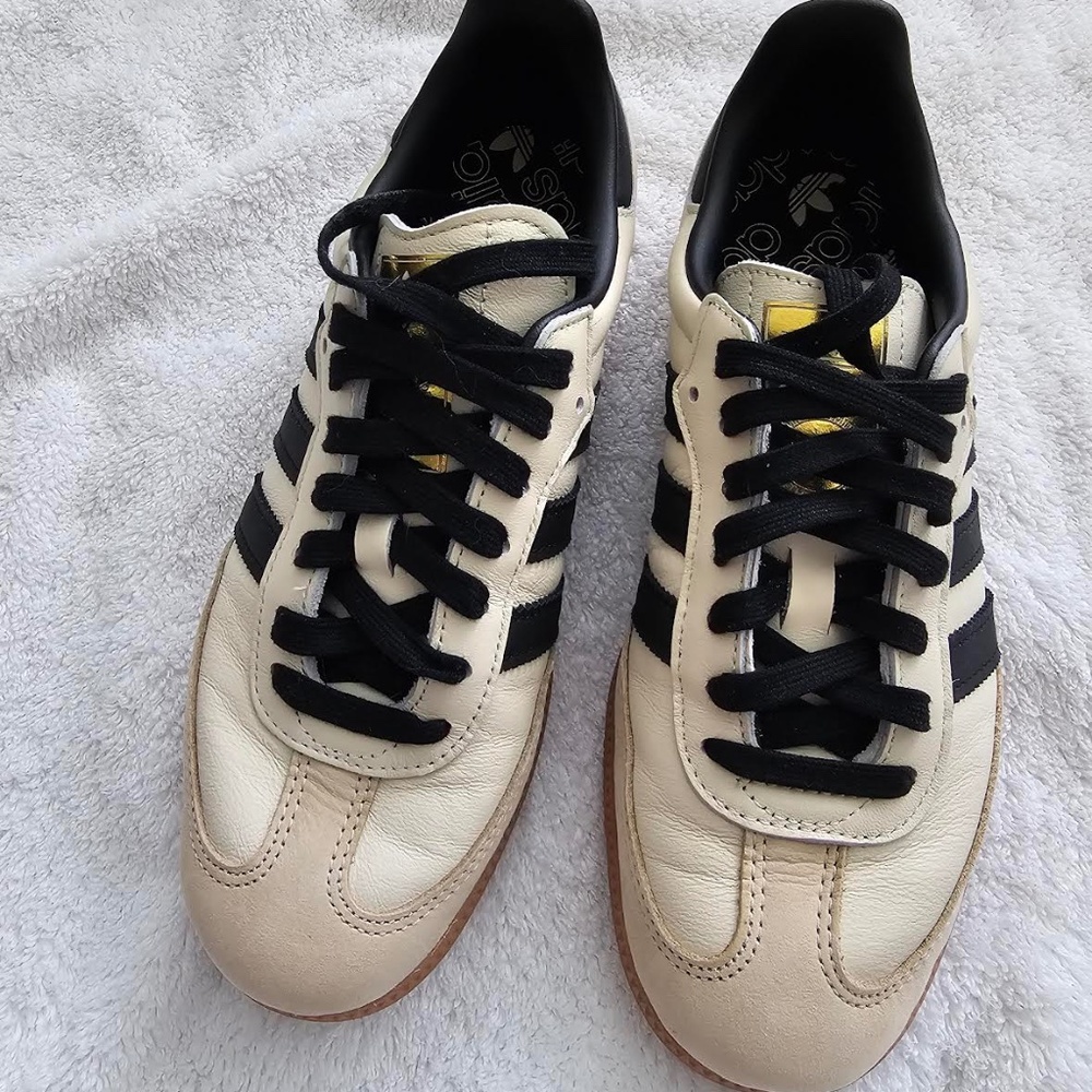 Adidas Samba OG Cream Black Sand EUC